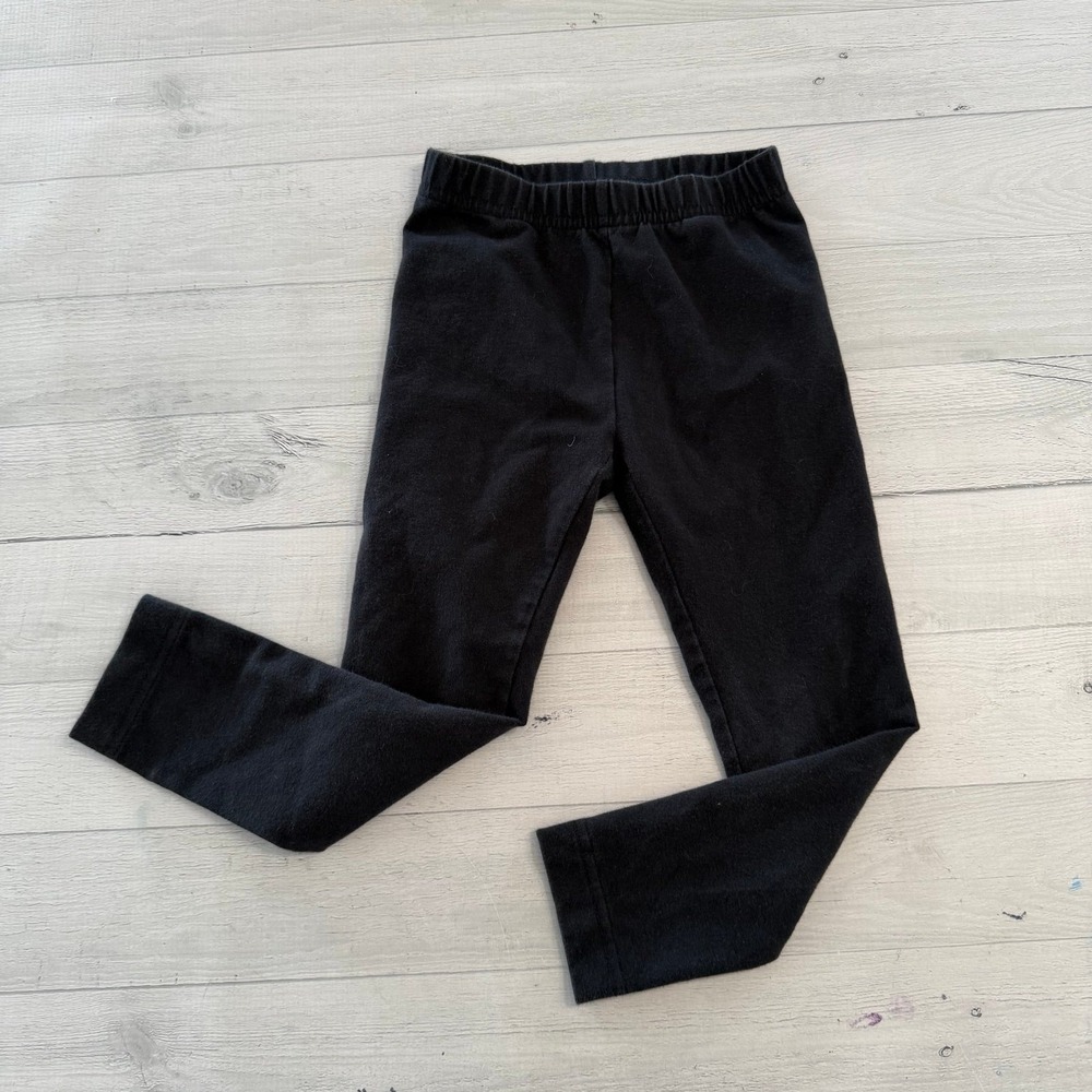 Hanna Andersson girls‎ black leggings 100/4